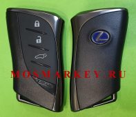 Lexus - корпус смарт ключа, 3 кнопки(лезвие-вставка в комплекте)