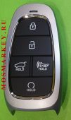 Hyundai Santa Fe 2021+  оригинальный смарт ключ, 5 кнопок, 433Mhz